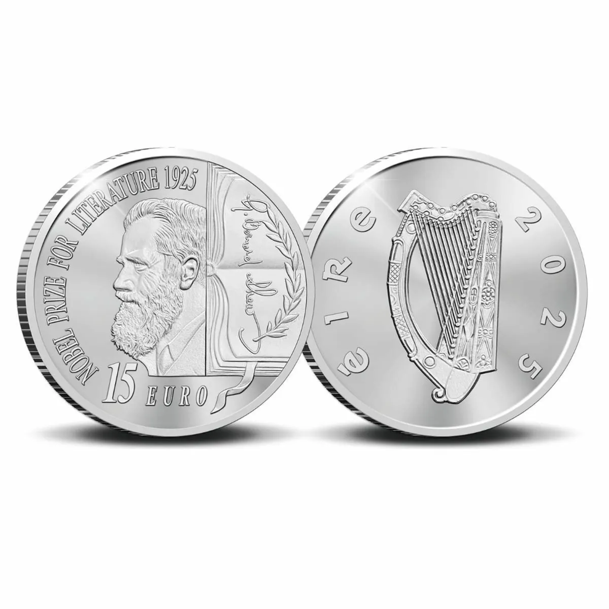 €15 Silver Proof Coin 2025- George Bernard Shaw - Image 3