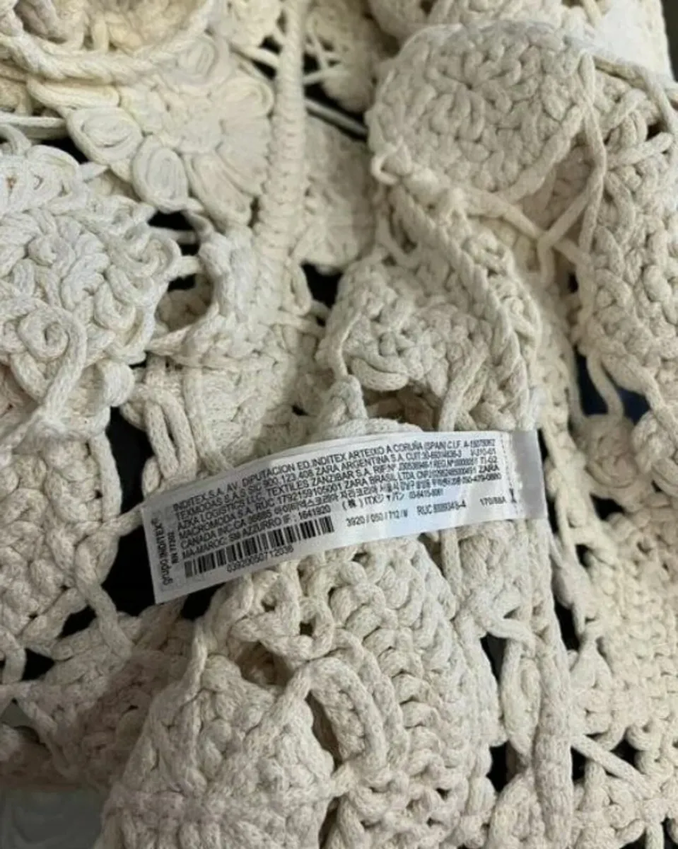 Summer cardigan with Irish lace - Image 2
