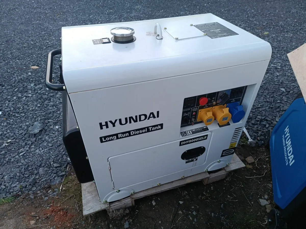 Hyundai Diesel generator DHY8000SELR - Image 1