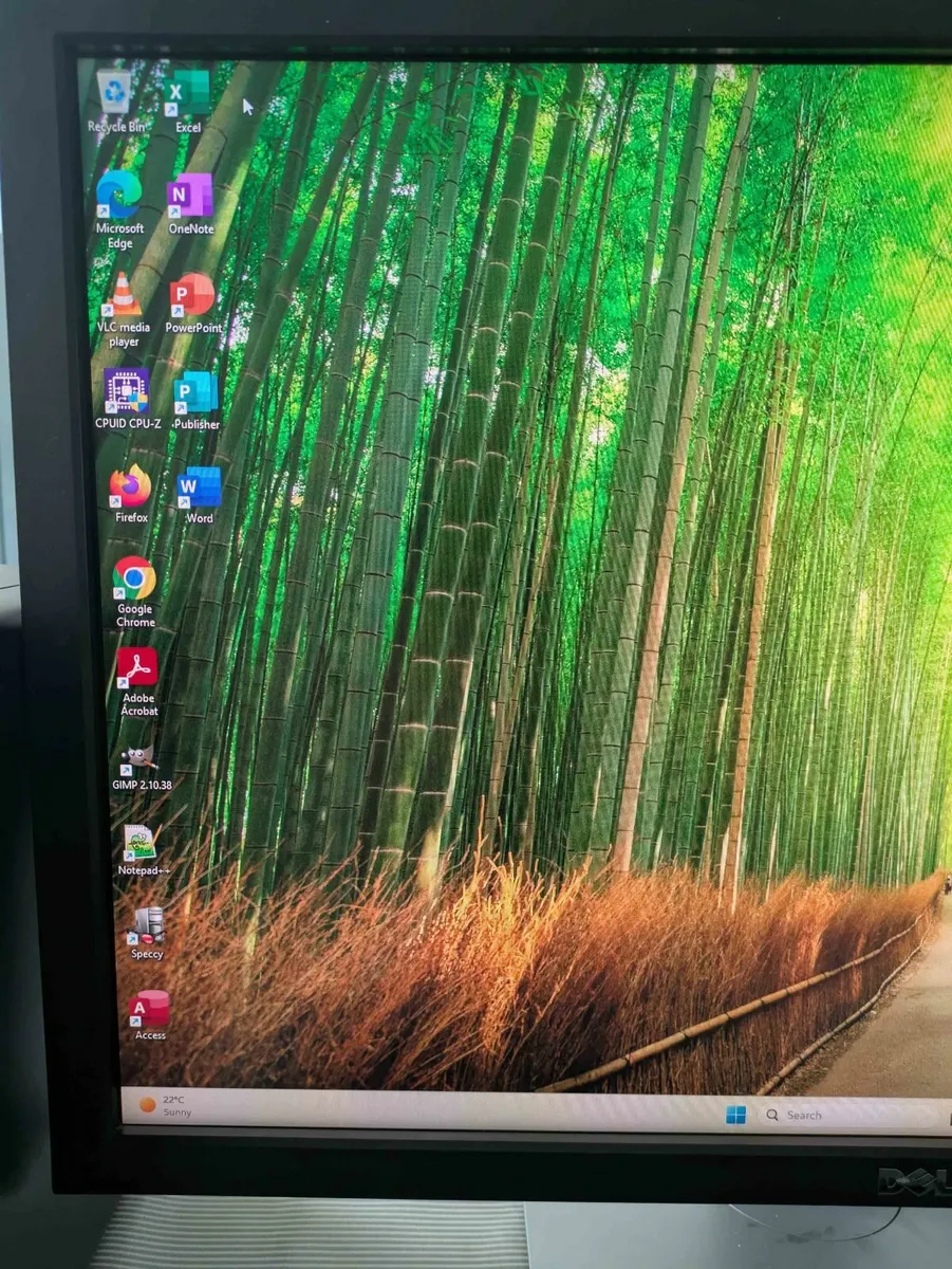 HP PC & 24" monitor i5 CPU Win 11 Office Wifi NVMe - Image 4