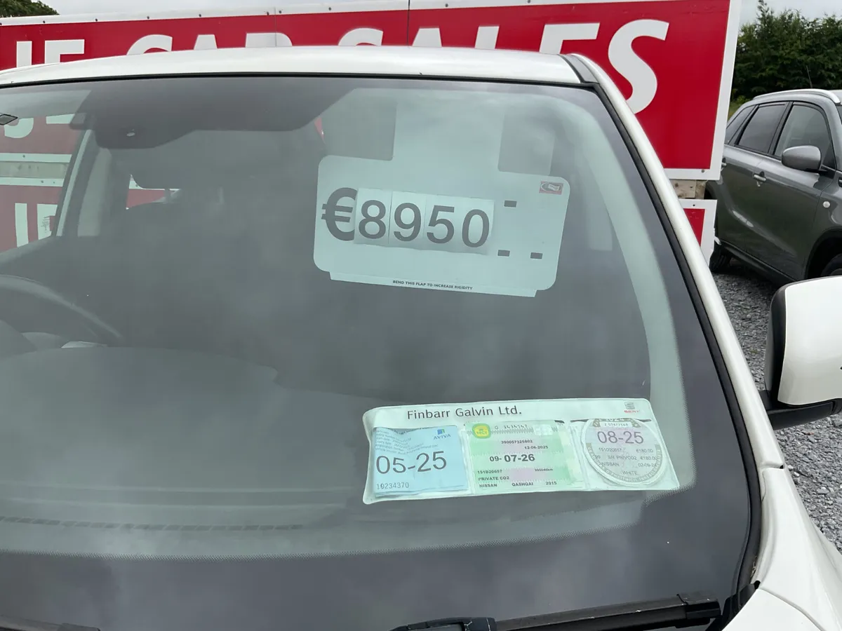 NISSAN QASHQAI 1.5 DIESEL SAT-NAV NEW NCT SPOTLESS - Image 4