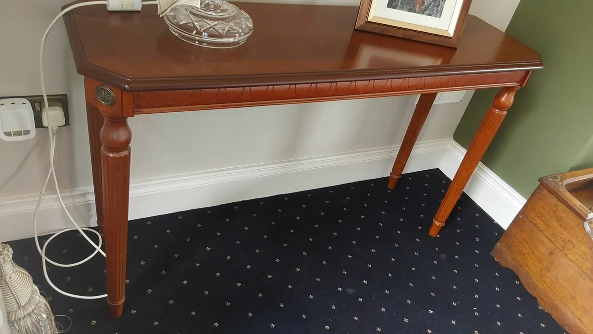 Solid Mahogany Hall or Sitting Room Table - Image 3