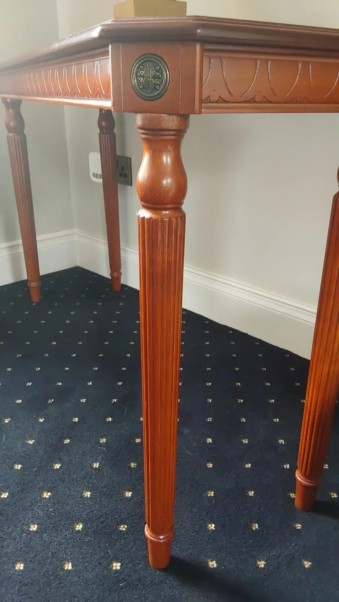 Solid Mahogany Hall or Sitting Room Table - Image 4