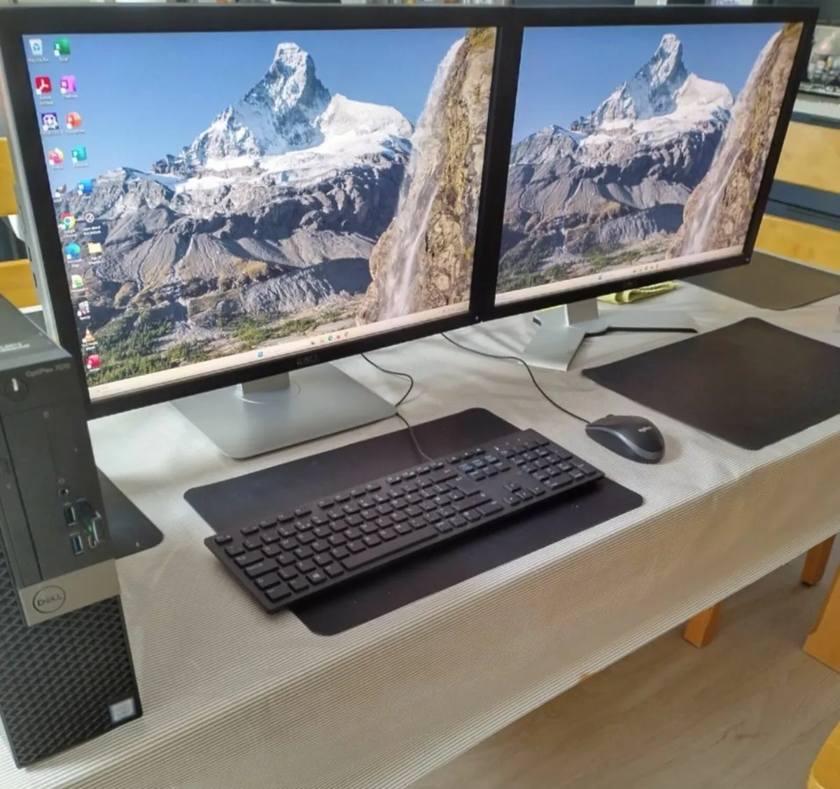 Dell PC & 24" LCD i5 CPU Win 11 Office Wifi NVMe - Image 1