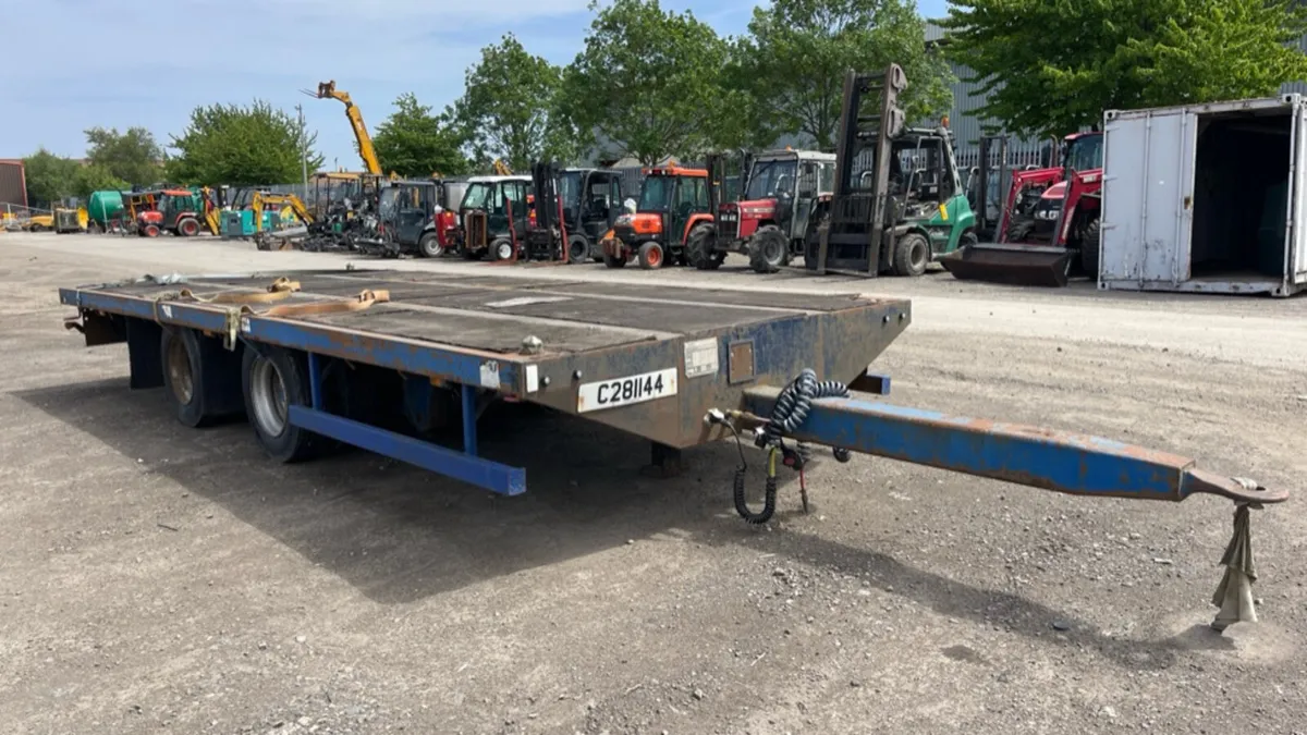 MAC Drawbar trailer 20 foot Air brakes twist locks - Image 3