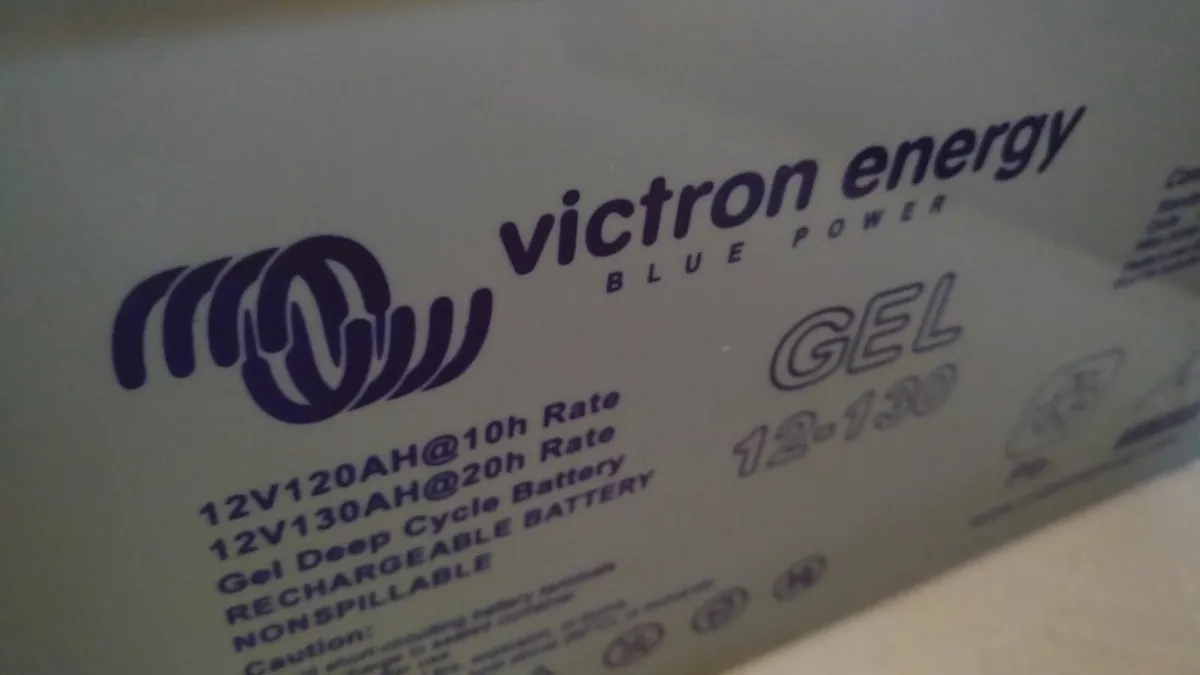 Victron 12 130 Ah Deep cycle Gel Battery - Image 2