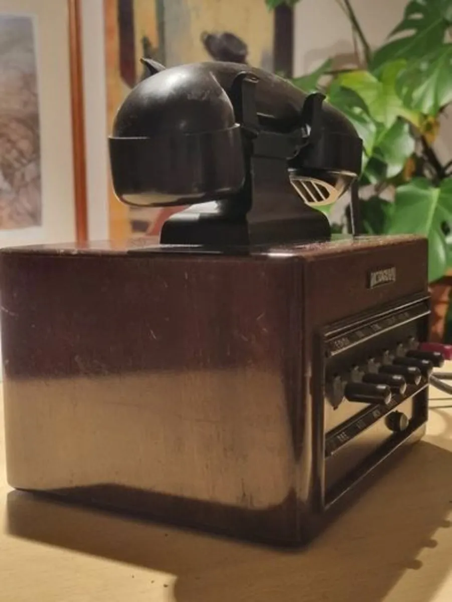 Antique Dictograph Telephone Intercom Substation W - Image 3