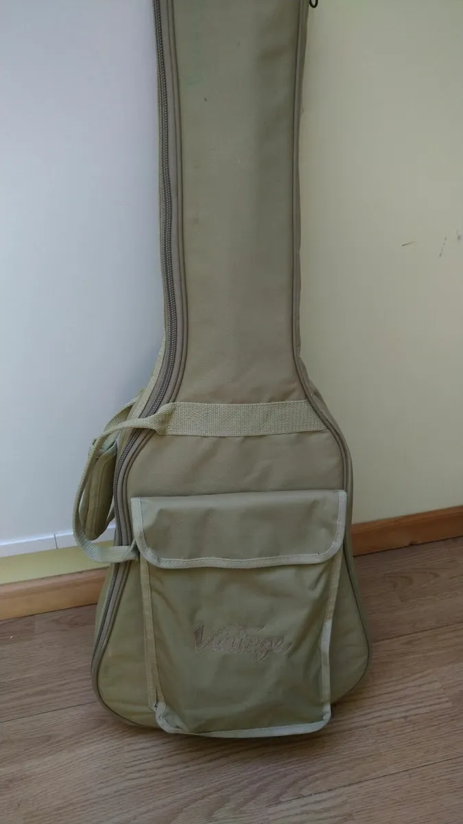 Kids guitar with case - Image 1