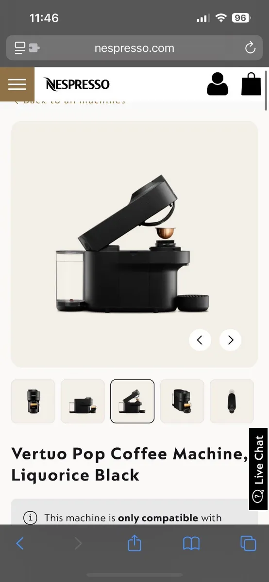 Nespresso Vertuo Pop (Liquorice Black) - Image 2