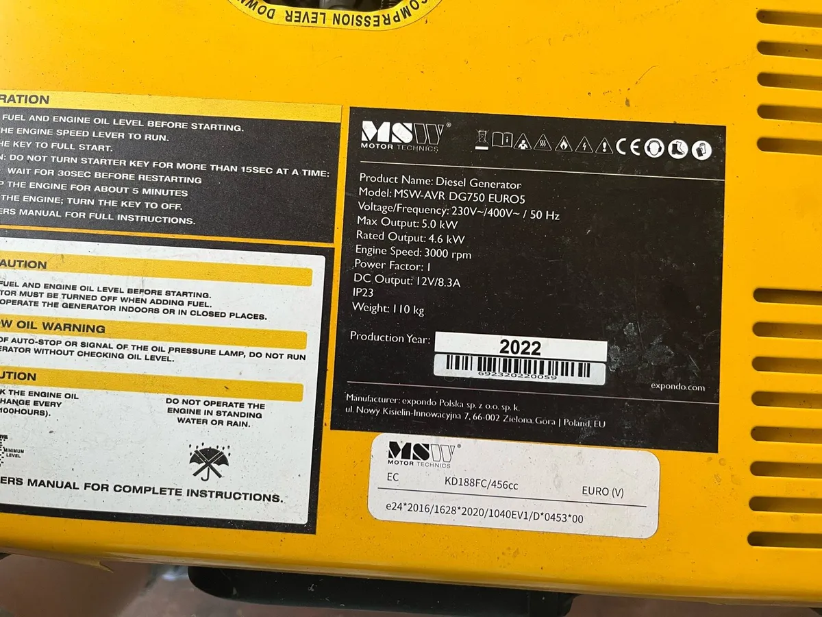 MSW Diesel generator - Image 2