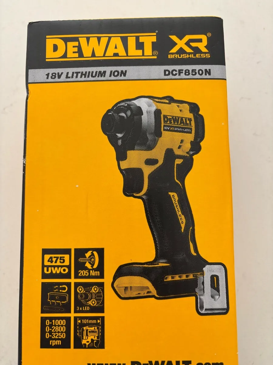 New Dewalt impact driver DCF850N - Image 1