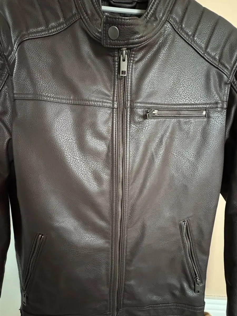 Faux Leather  Men's jacket from Jack & Jones - Image 3