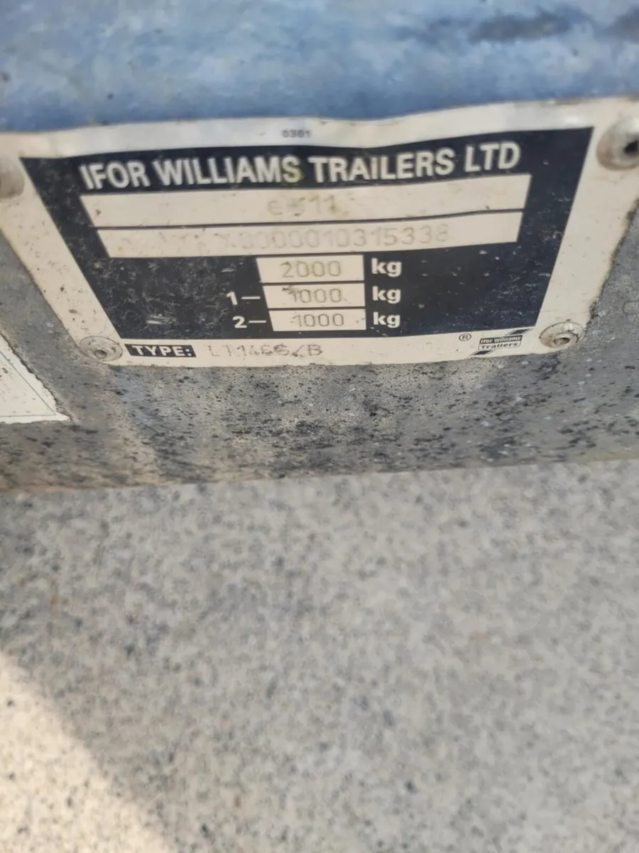 14x6'6 ifor Williams trailer beaver tail - Image 4