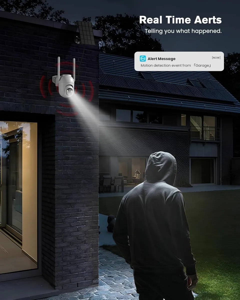 Solar Surveillance Camera with SIM ..FREE DELIVERY - Image 3