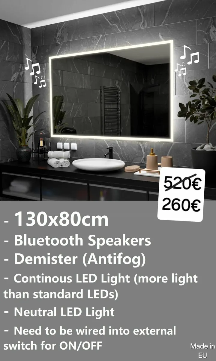 LED Bathroom Mirror - Image 1