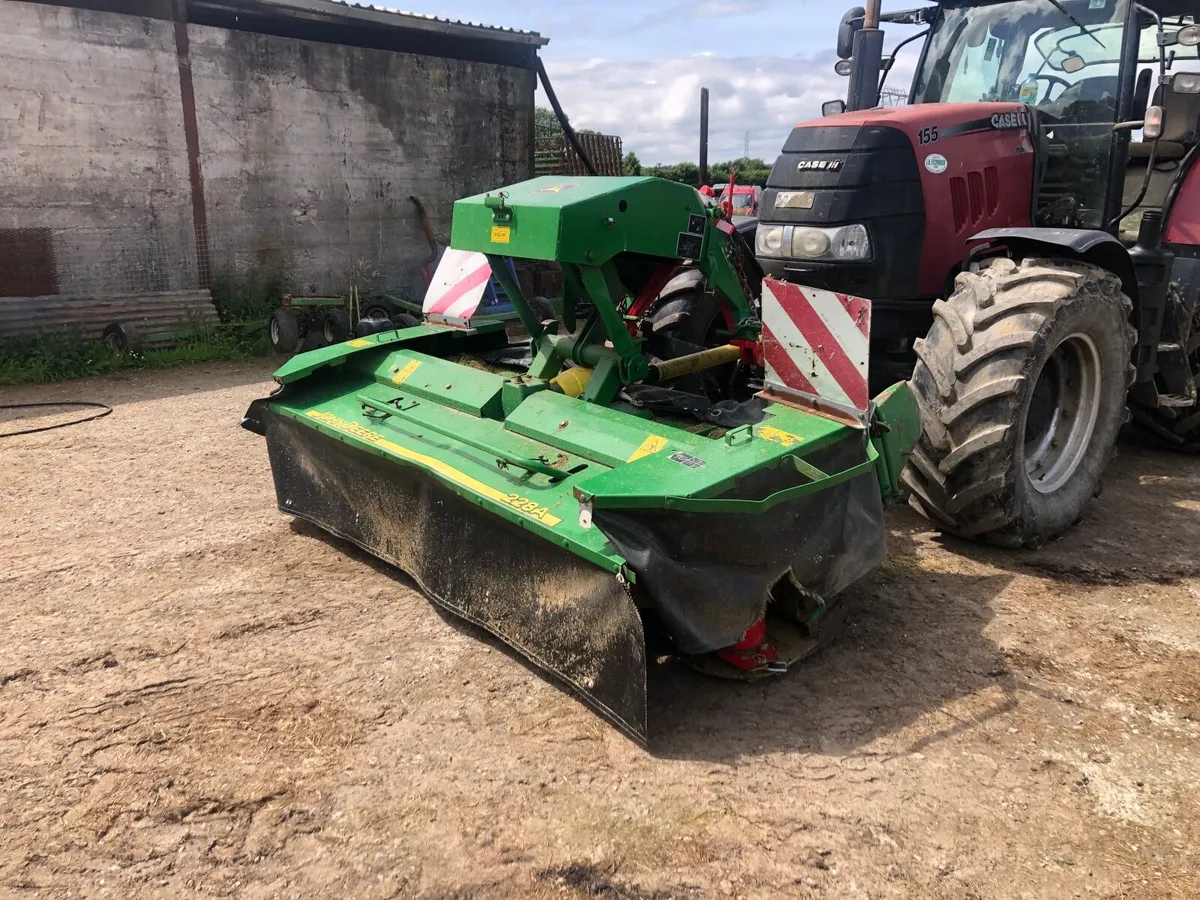 John Deere 328A nine foot front mower - Image 1