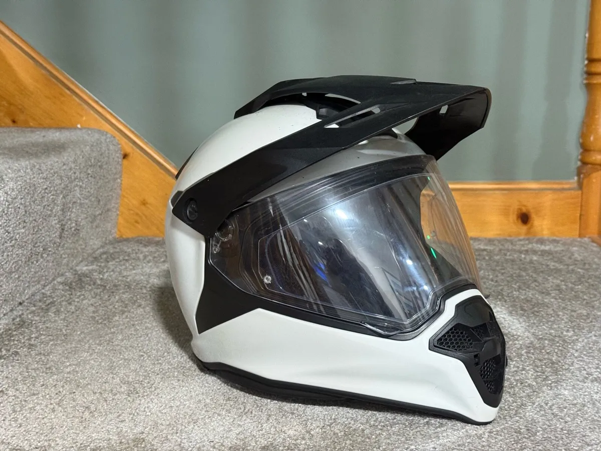 BMW GS Carbon Evo motorbike helmet (white) XXL - Image 2