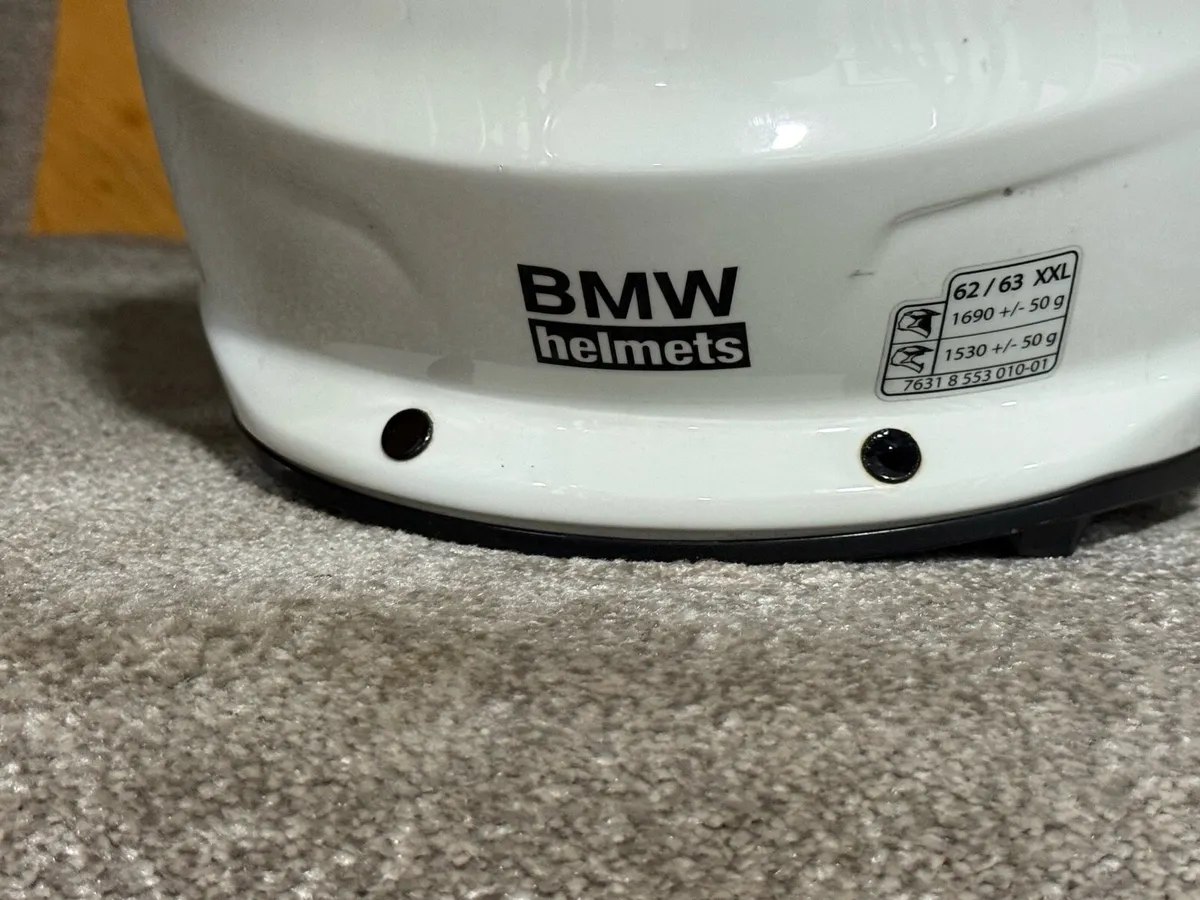 BMW GS Carbon Evo motorbike helmet (white) XXL - Image 3