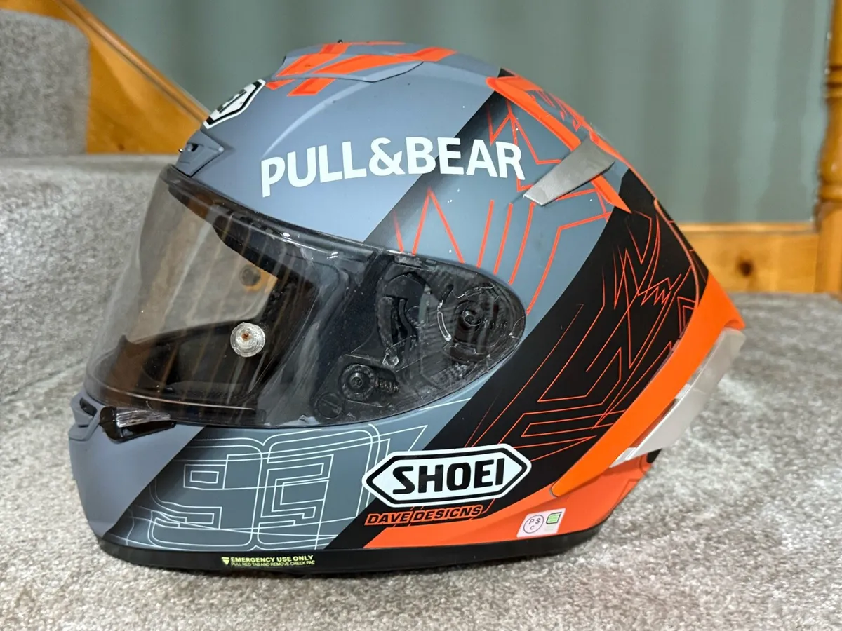 SHOEI X-FOURTEEN MM93  BK CONCEPT 2 HELMET XL - Image 4