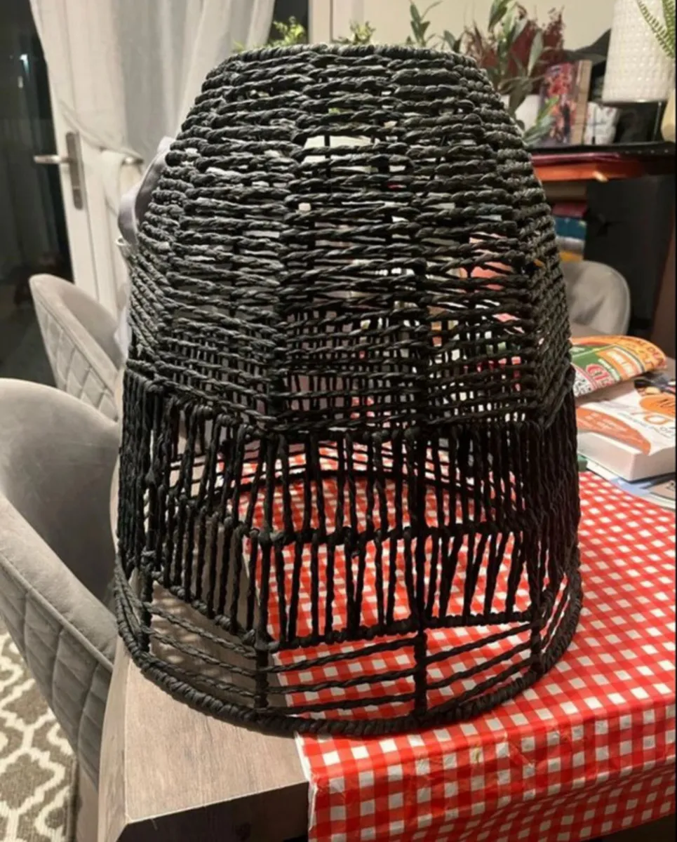 Rattan lampshade