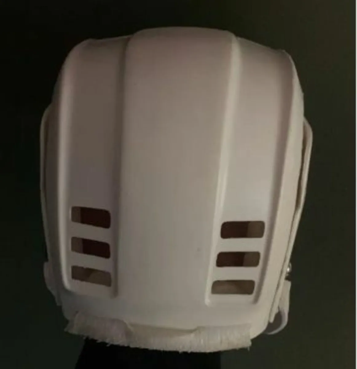 oldstyle white cooper hurling helmet