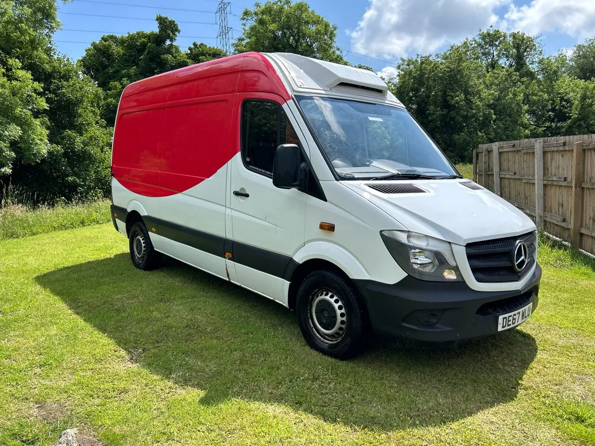 2017 Mercedes sprinter mwb fridge top spec auto - Image 1