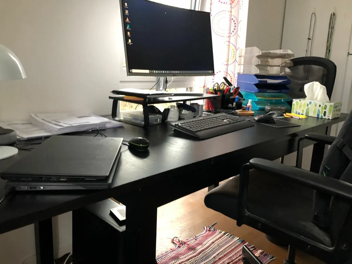 Dining table with extension unit - Image 2