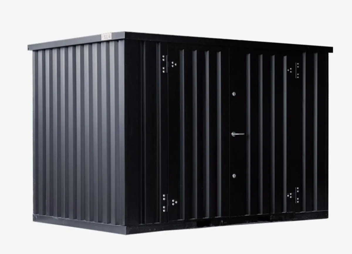 Steel shed, flatpack storage,  kiosk,  container - Image 1