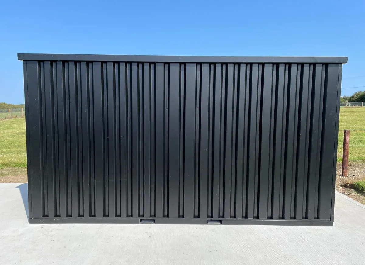 Steel shed, flatpack storage,  kiosk,  container - Image 2
