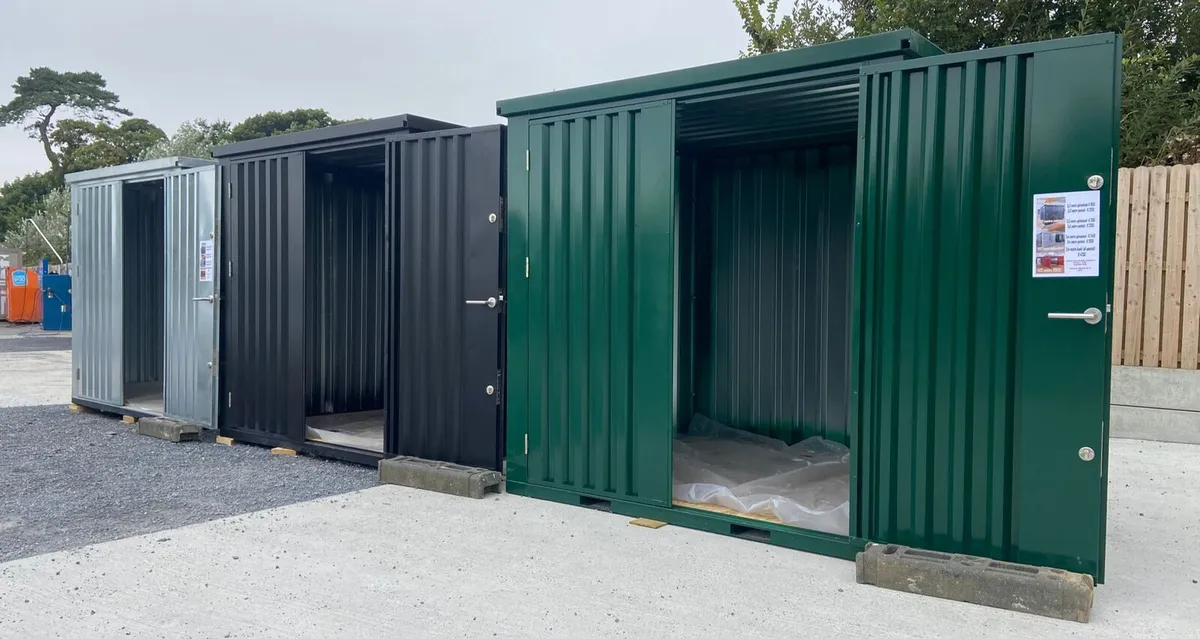 Steel shed, flatpack storage,  kiosk,  container - Image 3