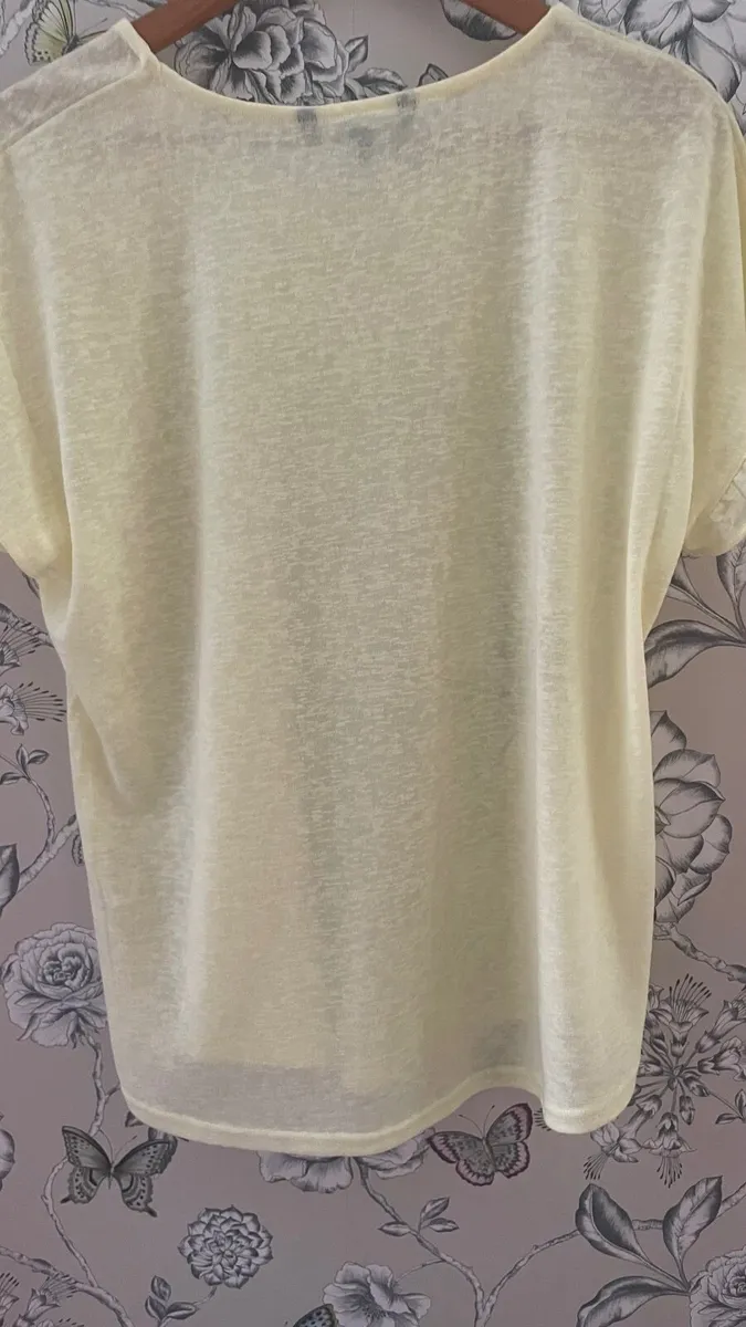 Yellow sparkle top - Image 3