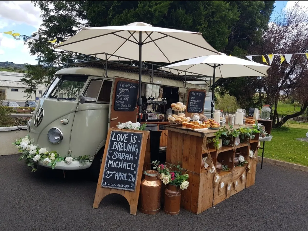 Volkswagen vintage coffee van - Image 1