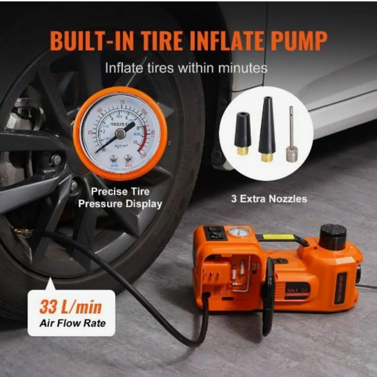 Electric Hydraulic Car Floor Jack 5 Ton 12V - Image 3