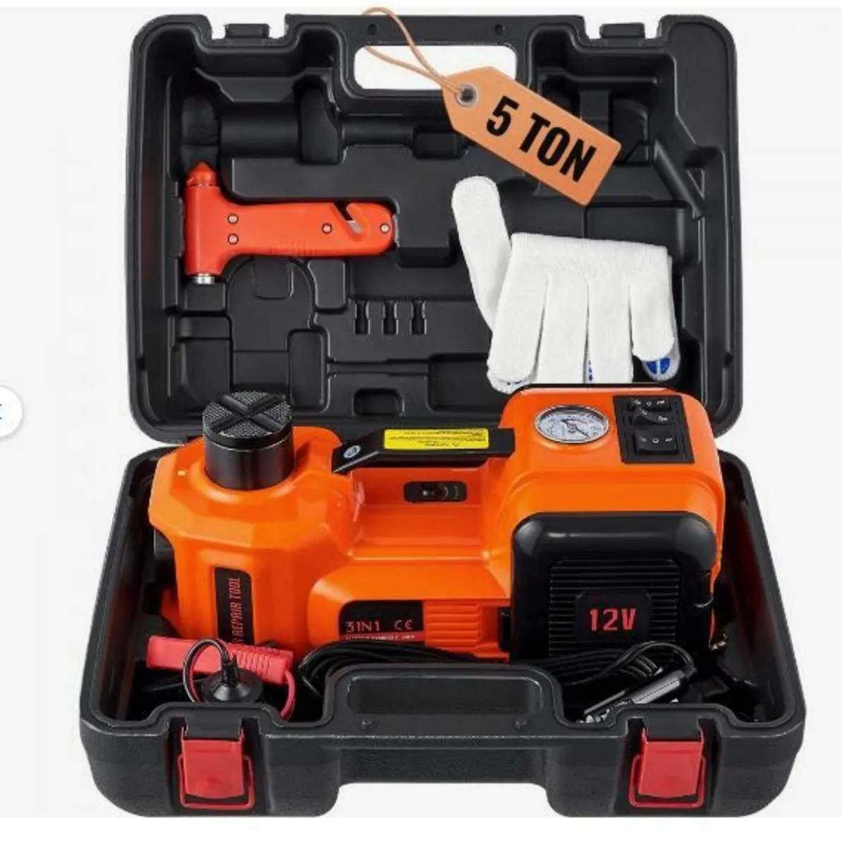 Electric Hydraulic Car Floor Jack 5 Ton 12V - Image 4
