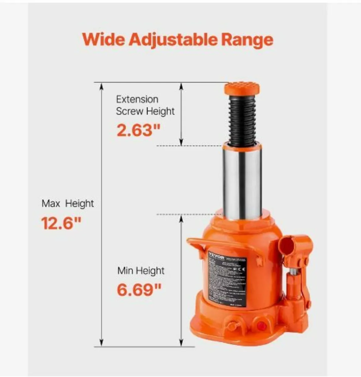 Hydraulic Bottle Jack 20 Ton Manual - Image 3