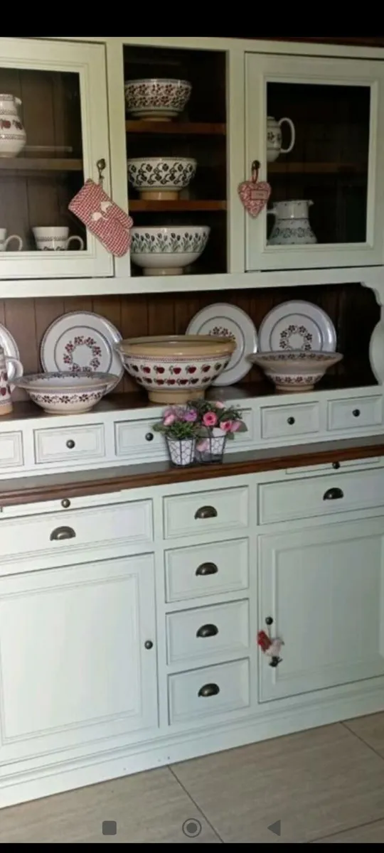 Cream kitchen dresser free delivery - Image 2