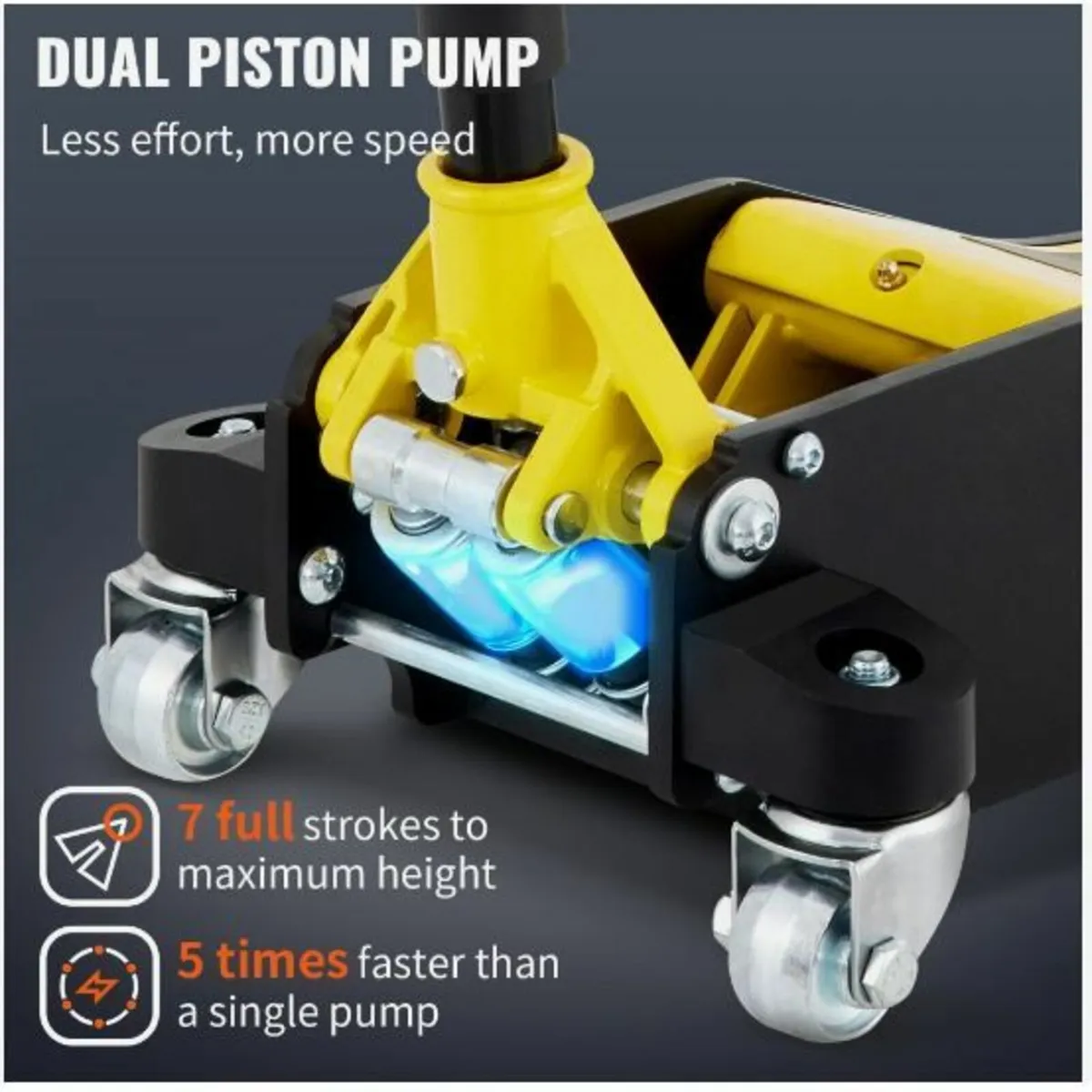 Floor Jack, 2.5 Ton Low Profile - Image 3