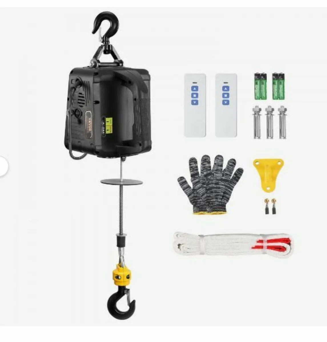 2-in-1 Portable Electric Hoist Power Winch - Image 1