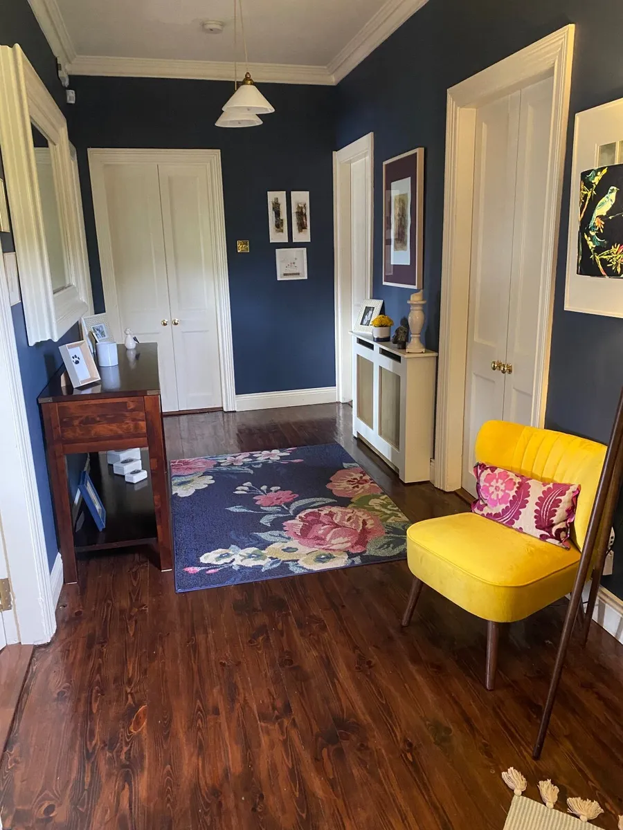 Yellow Velvet Chair - Image 1