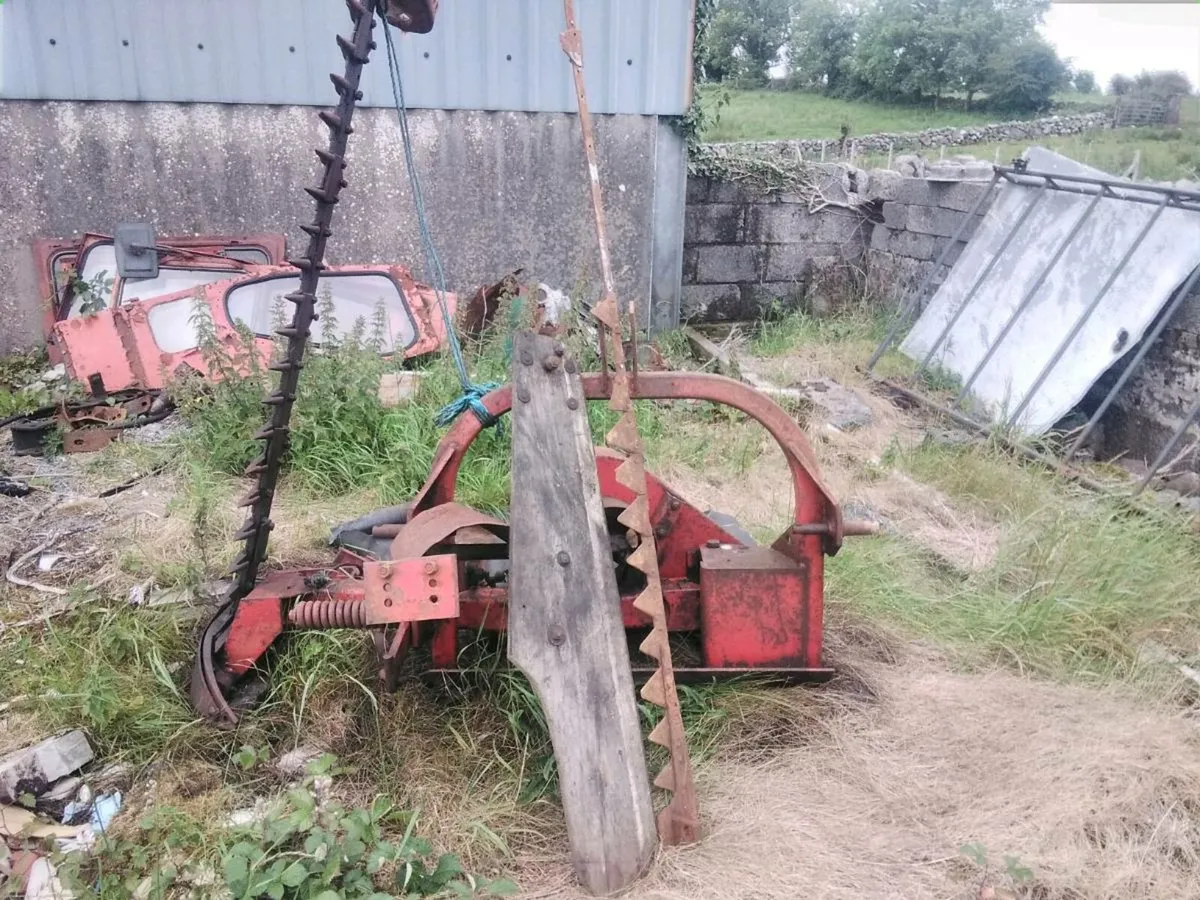 Massey ferguson loader,fingerbar mower,pumped whee - Image 3