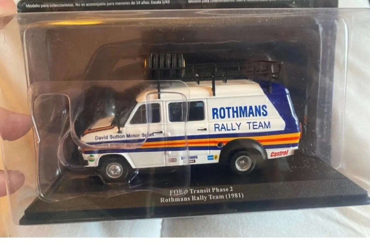 Wrc rally Ford transit rothmans