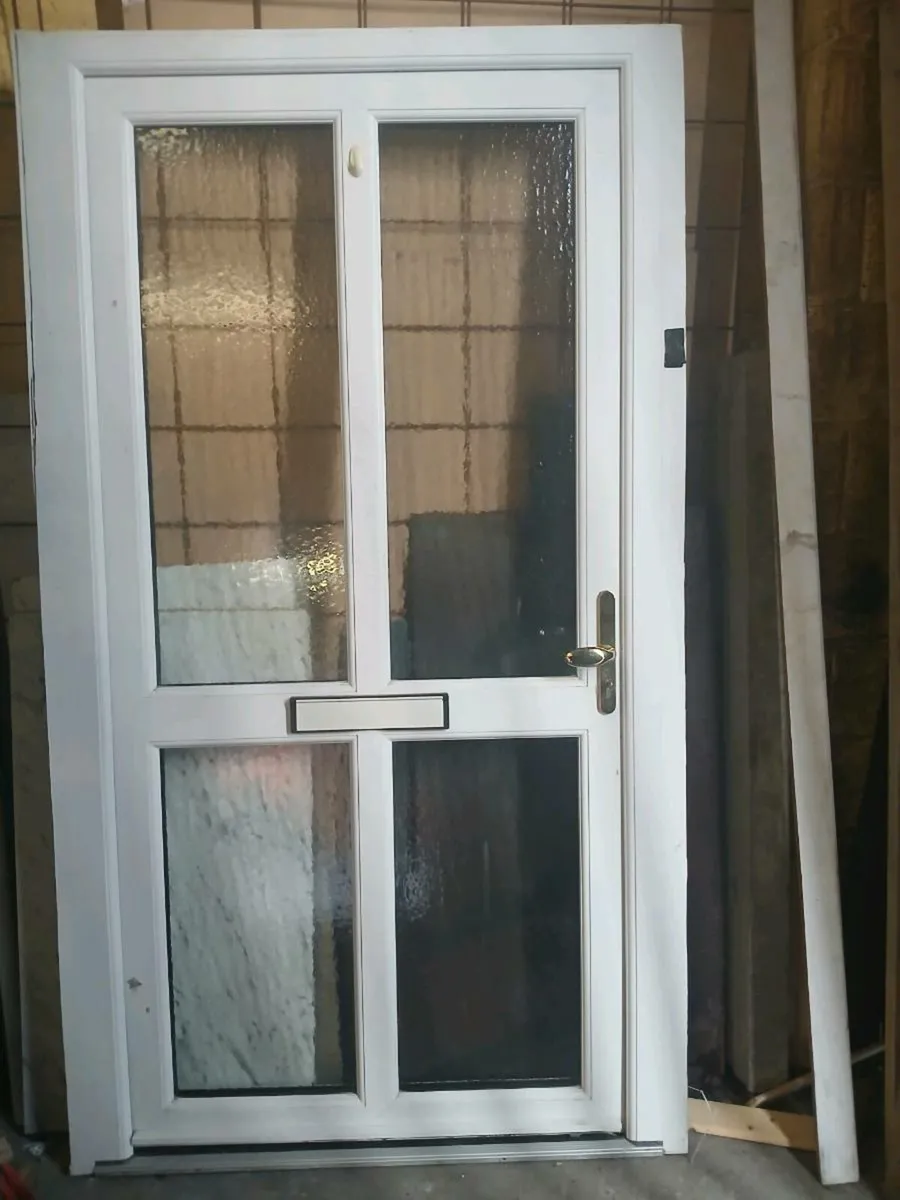 White/White PVC Wheelchair access door.