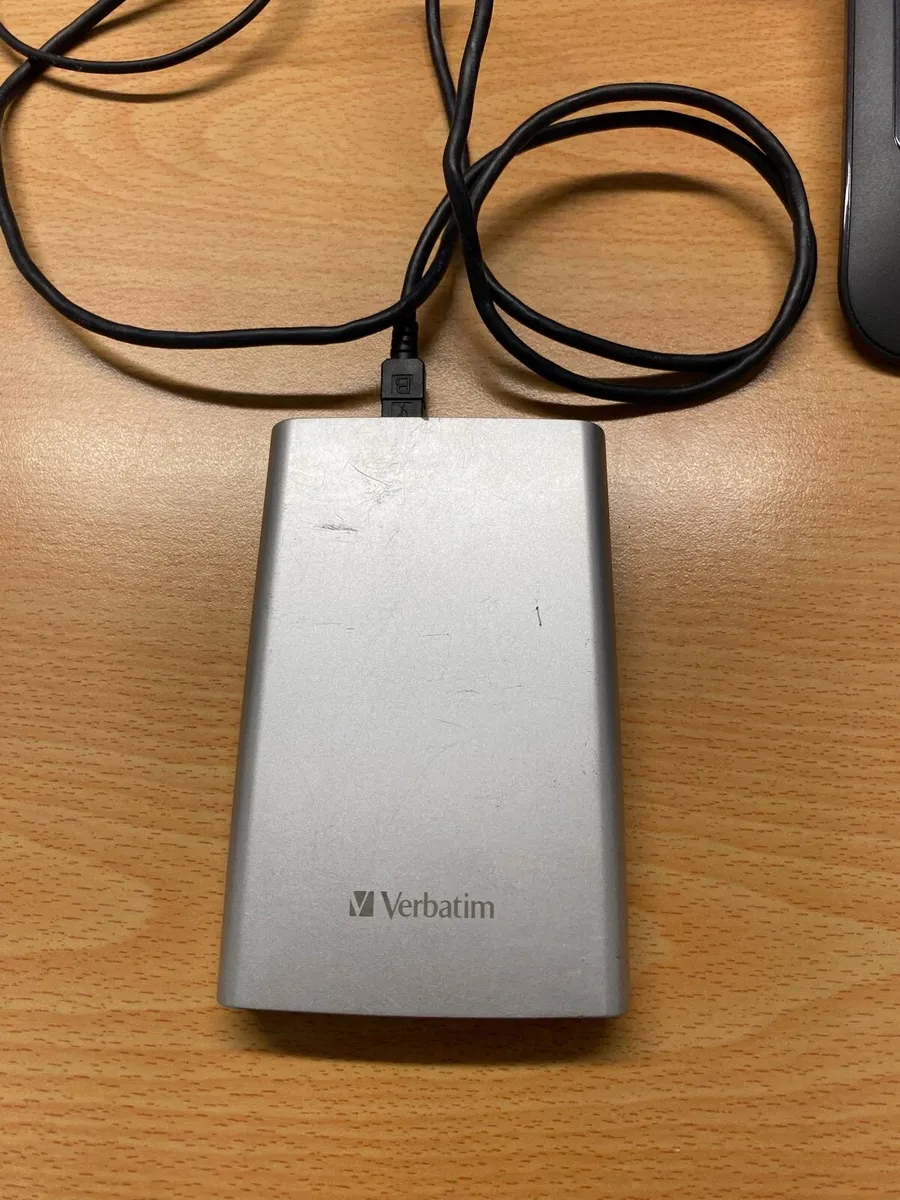Verbatim 1TB Portable Hard-drive loaded with media - Image 1