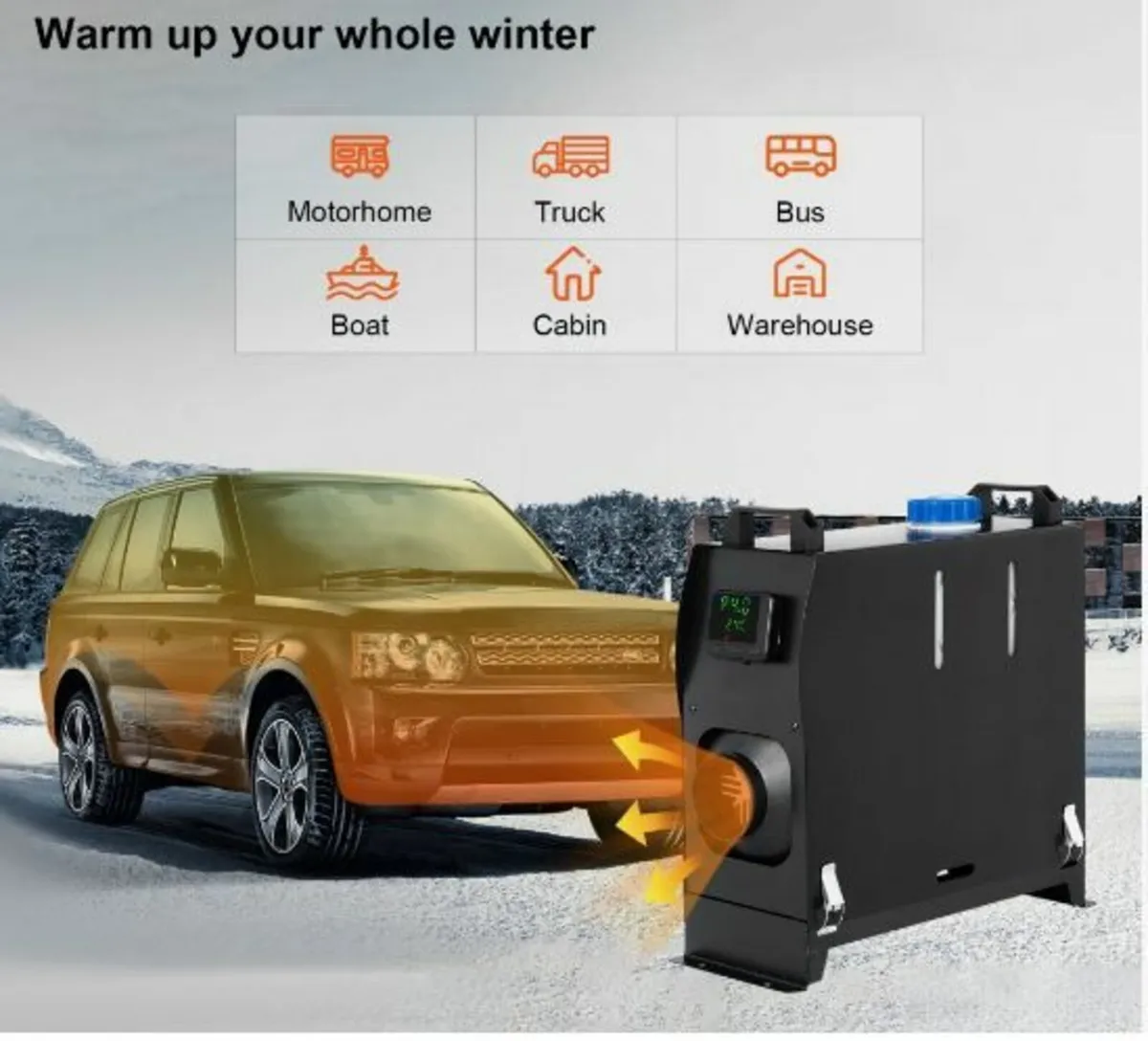 8KW Diesel Air Heater, Diesel Parking Heater - Image 3