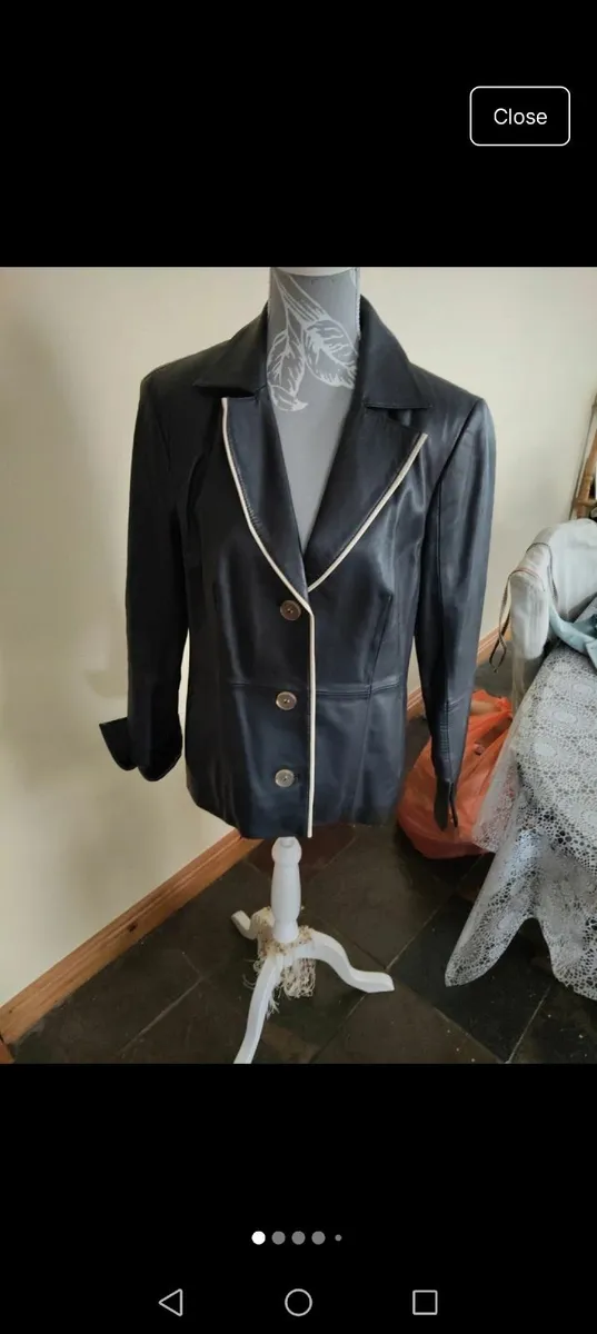 Betty Barclay Vintage leather jacket - Image 1