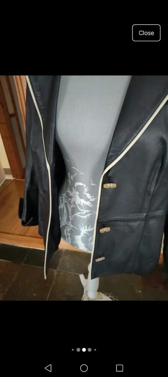 Betty Barclay Vintage leather jacket - Image 4