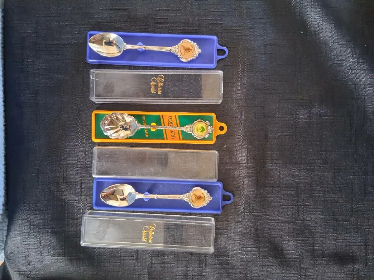 3 Souvenir Teaspoons - Image 2
