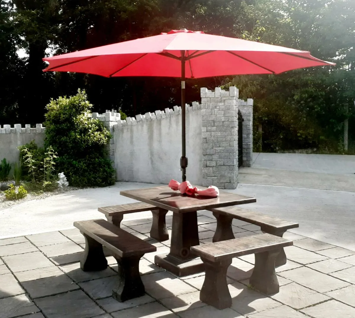 New table and bench set - Image 1