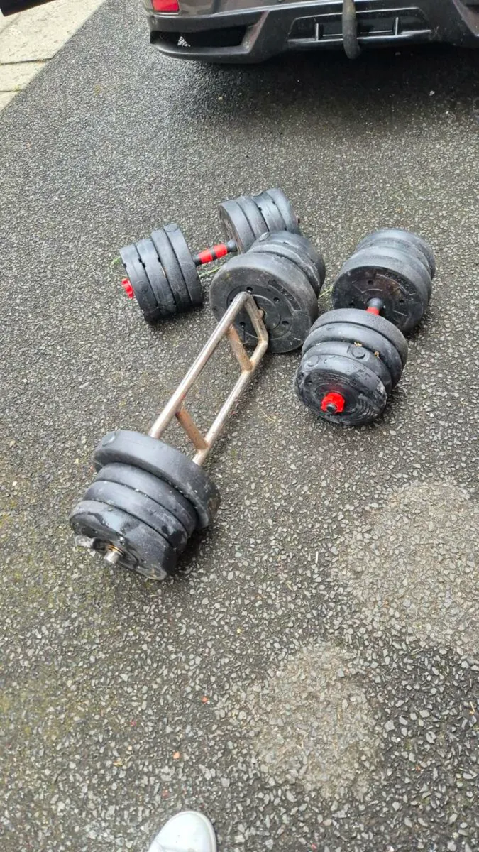 Dumbells barbell weights - Image 1