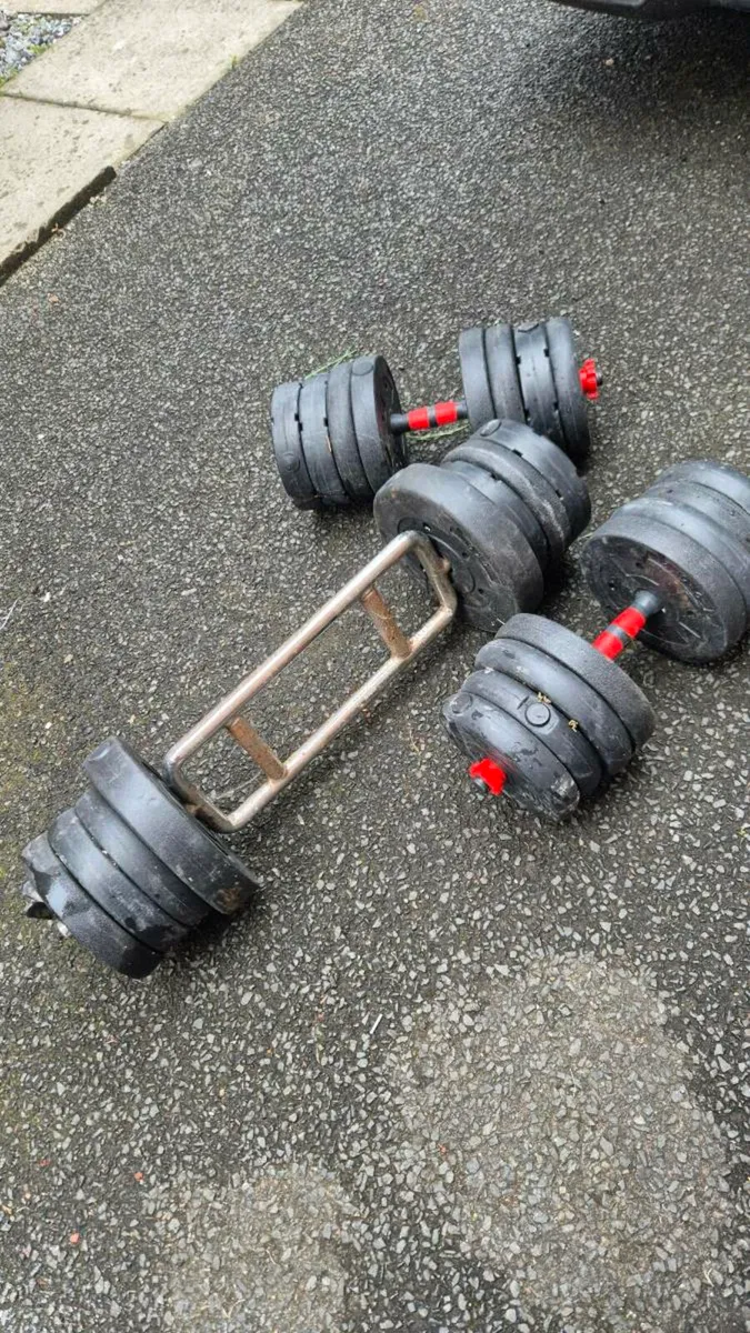 Dumbells barbell weights - Image 2